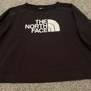 Black North-face crew neck